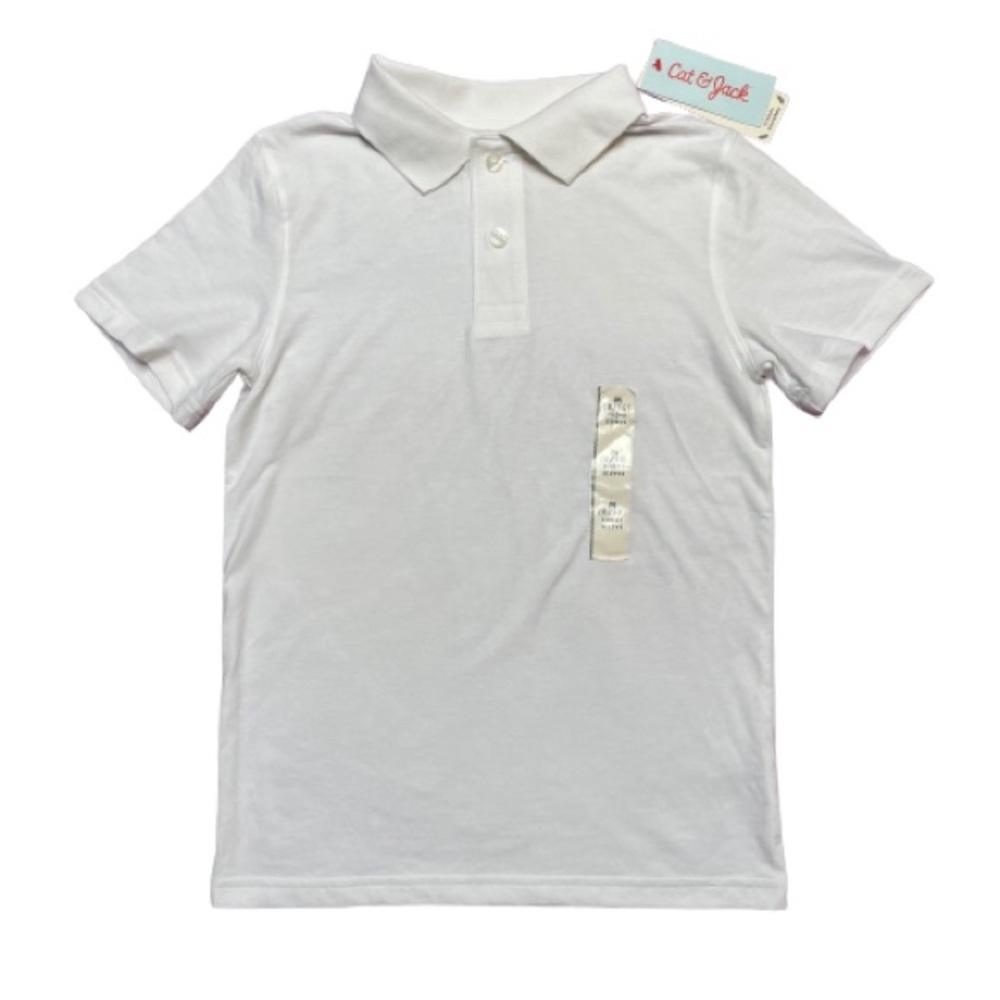 Target Cat & Jack White Polo School Uniform